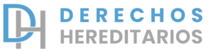 Una D entrelazada con una H. A la derecha, pone "Derechos Hereditarios"